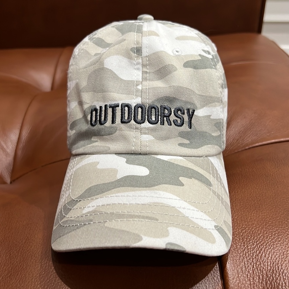 State of Mine OUTDOORSY adjustable ball cap camo